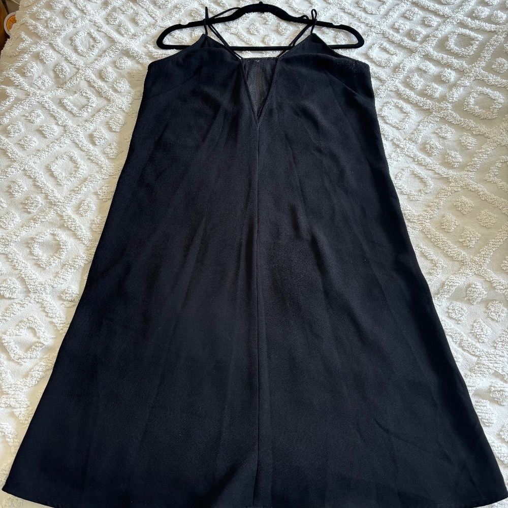 Black spaghetti strap flowy